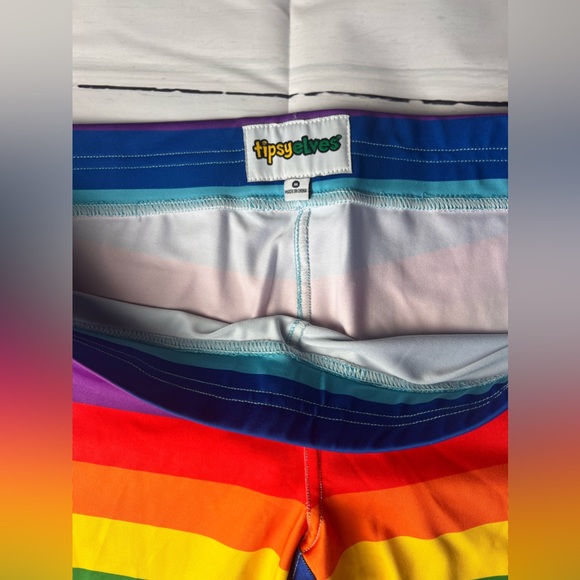 Tipsy elves Rainbow Leggings - Picture 5 of 8